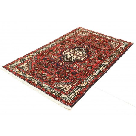 Tappeto Hamadan Persia marrone giallo 97x150