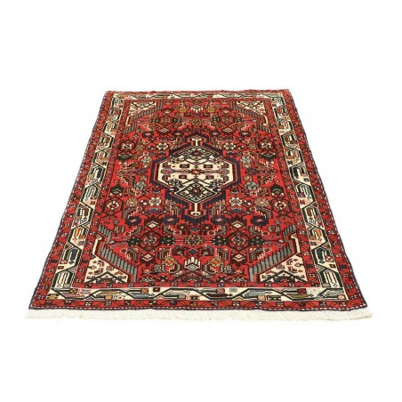Tappeto Hamadan Persia marrone giallo 97x150