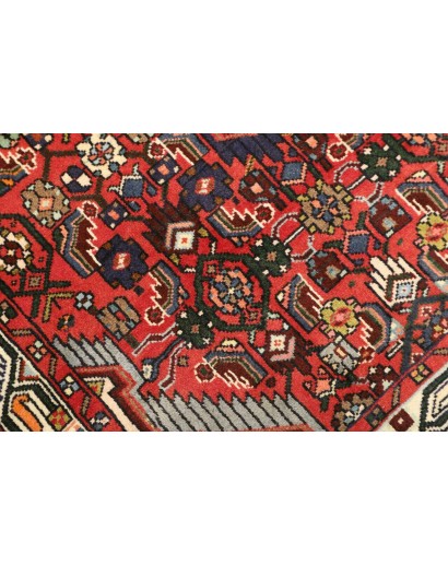Tappeto Hamadan Persia marrone giallo 97x150