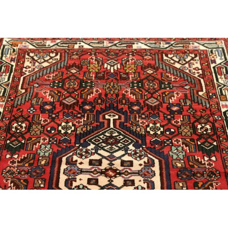 Tappeto Hamadan Persia marrone giallo 97x150