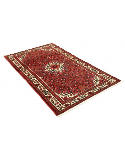 Tappeto Hamadan Persia marrone giallo 106x170