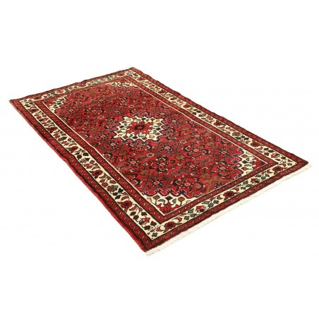 Tappeto Hamadan Persia marrone giallo 106x170