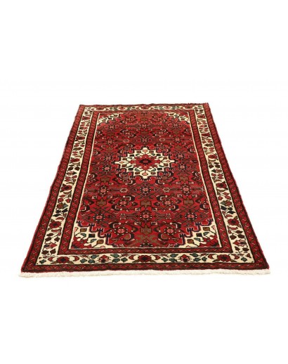 Tappeto Hamadan Persia marrone giallo 106x170