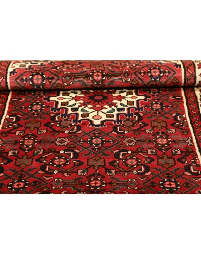 Tappeto Hamadan Persia marrone giallo 106x170