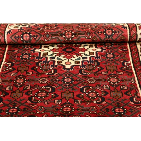 Tappeto Hamadan Persia marrone giallo 106x170