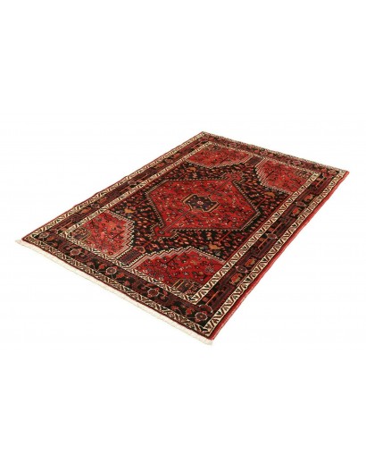 Tappeto Hamadan Persia marrone giallo 115x162