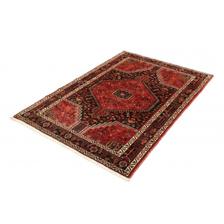 Tappeto Hamadan Persia marrone giallo 115x162