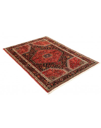 Tappeto Hamadan Persia marrone giallo 115x162