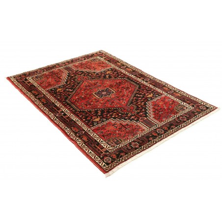 Tappeto Hamadan Persia marrone giallo 115x162