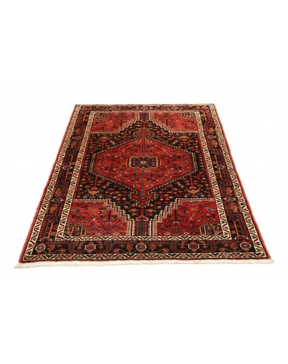 Tappeto Hamadan Persia marrone giallo 115x162