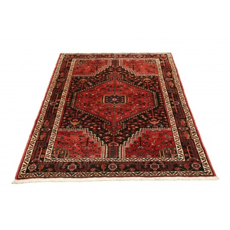 Tappeto Hamadan Persia marrone giallo 115x162