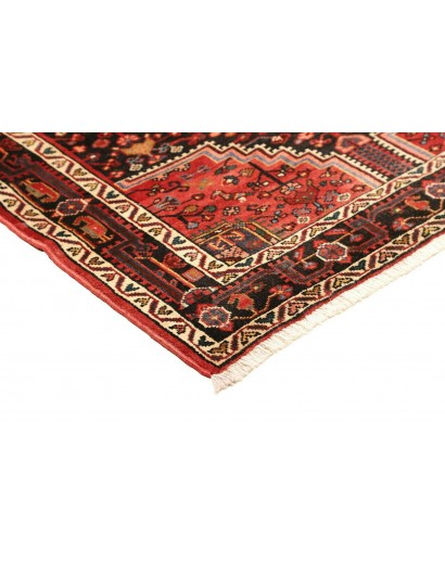 Tappeto Hamadan Persia marrone giallo 115x162
