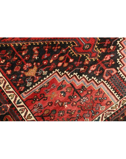 Tappeto Hamadan Persia marrone giallo 115x162