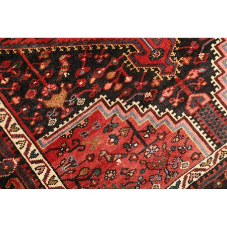 Tappeto Hamadan Persia marrone giallo 115x162