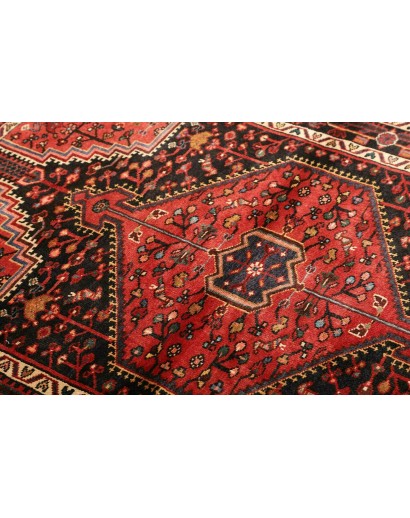 Tappeto Hamadan Persia marrone giallo 115x162