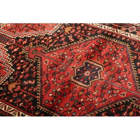 Tappeto Hamadan Persia marrone giallo 115x162
