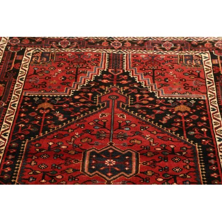 Tappeto Hamadan Persia marrone giallo 115x162