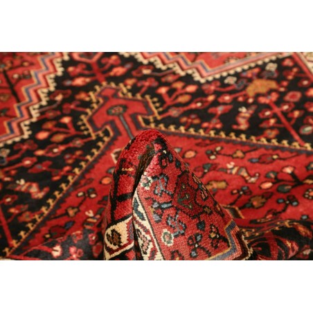 Tappeto Hamadan Persia marrone giallo 115x162