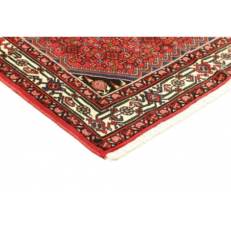 Tappeto Hamadan Persia marrone blu 106x147
