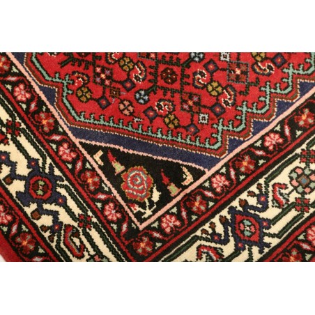 Tappeto Hamadan Persia marrone blu 106x147