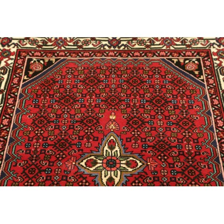 Tappeto Hamadan Persia marrone blu 106x147