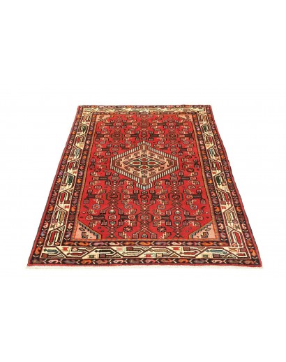 Tappeto Hamadan Persia marrone giallo 102x150