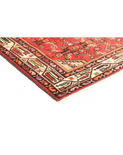 Tappeto Hamadan Persia marrone giallo 102x150