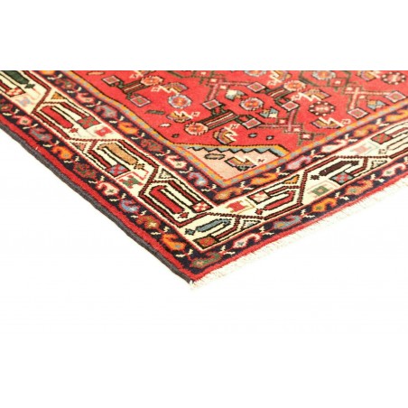 Tappeto Hamadan Persia marrone giallo 102x150