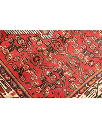 Tappeto Hamadan Persia marrone giallo 102x150