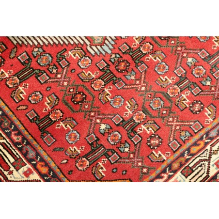 Tappeto Hamadan Persia marrone giallo 102x150
