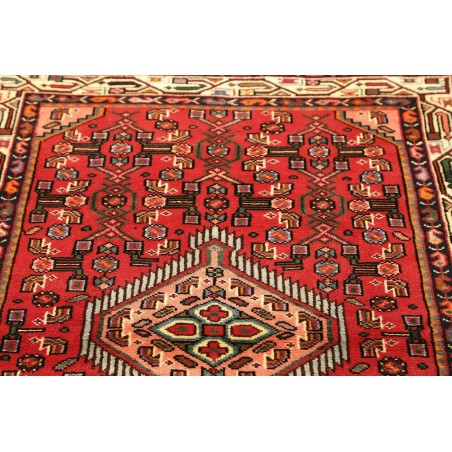 Tappeto Hamadan Persia marrone giallo 102x150
