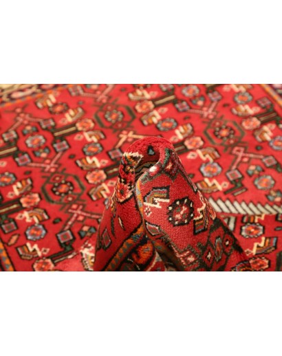 Tappeto Hamadan Persia marrone giallo 102x150