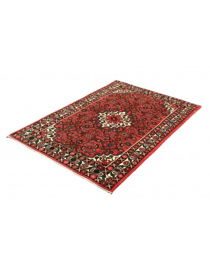 Tappeto Hamadan Persia marrone giallo 104x152