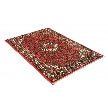 Tappeto Hamadan Persia marrone giallo 104x152