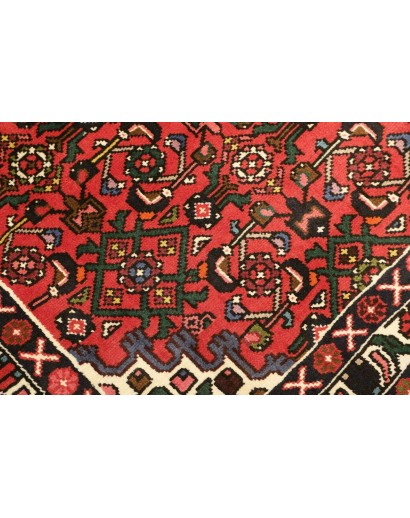 Tappeto Hamadan Persia marrone giallo 104x152