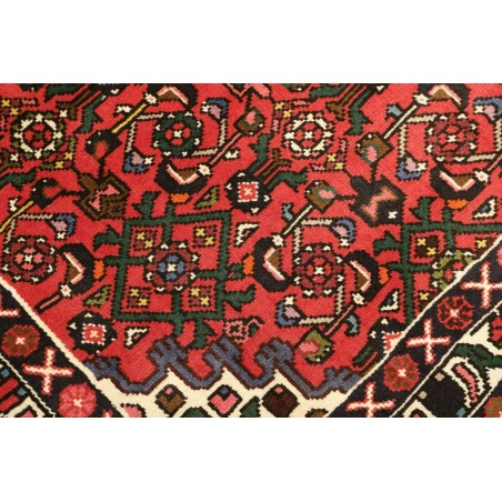 Tappeto Hamadan Persia marrone giallo 104x152