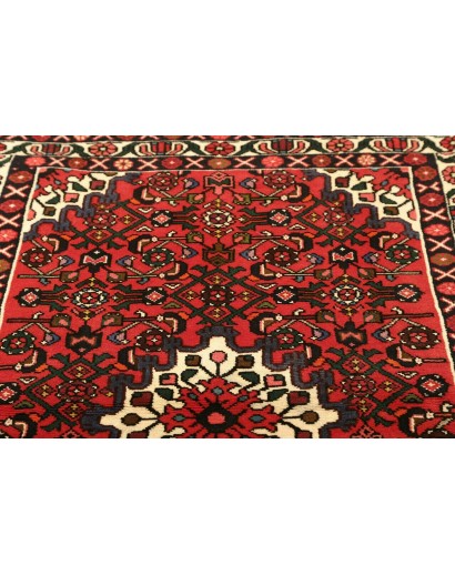 Tappeto Hamadan Persia marrone giallo 104x152