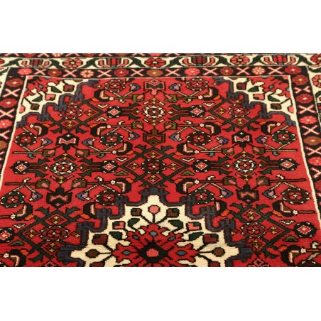 Tappeto Hamadan Persia marrone giallo 104x152
