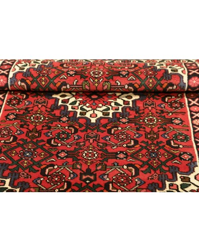 Tappeto Hamadan Persia marrone giallo 104x152