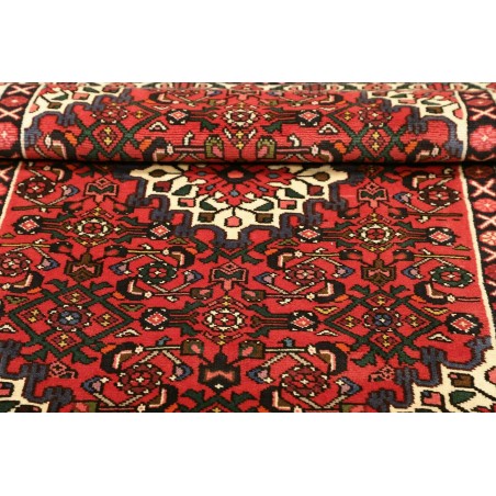 Tappeto Hamadan Persia marrone giallo 104x152
