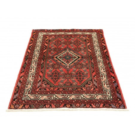 Tappeto Hamadan Persia verde marrone 100x150