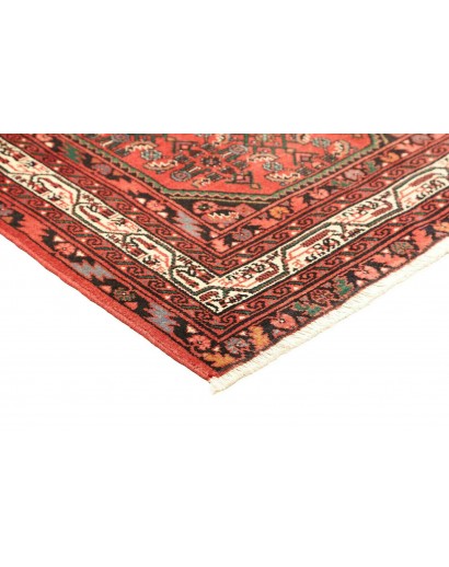 Tappeto Hamadan Persia verde marrone 100x150
