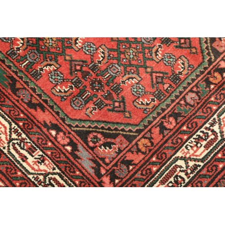Tappeto Hamadan Persia verde marrone 100x150