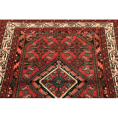 Tappeto Hamadan Persia verde marrone 100x150