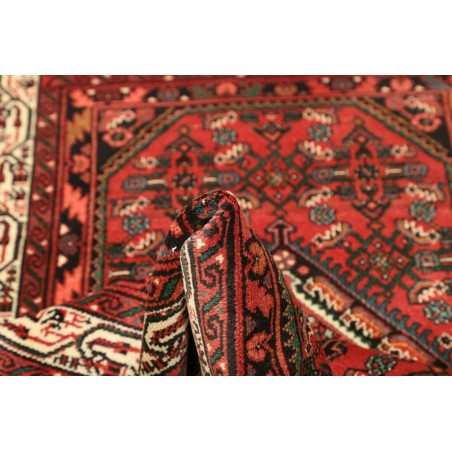 Tappeto Hamadan Persia verde marrone 100x150
