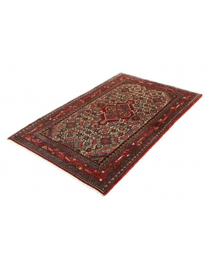 Tappeto Hamadan Persia grigio marrone 110x172