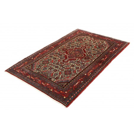 Tappeto Hamadan Persia grigio marrone 110x172
