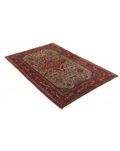 Tappeto Hamadan Persia grigio marrone 110x172