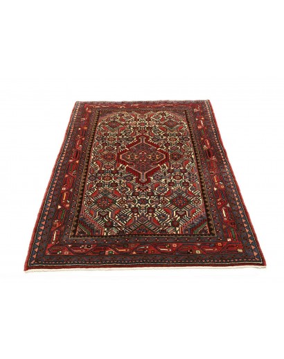 Tappeto Hamadan Persia grigio marrone 110x172