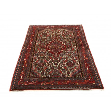 Tappeto Hamadan Persia grigio marrone 110x172